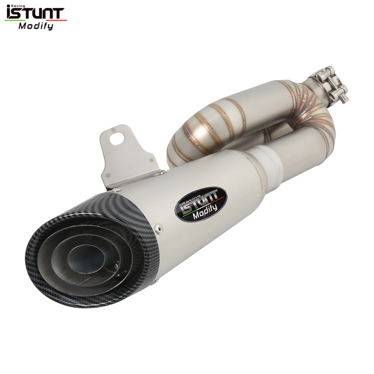 Slip Voor Triomf Street Triple 765 S R Rs 2017 - 2023 Motorfiets Uitlaatsysteem Escpae Moto Mid Link Pijp Connect 51Mm Uitlaat