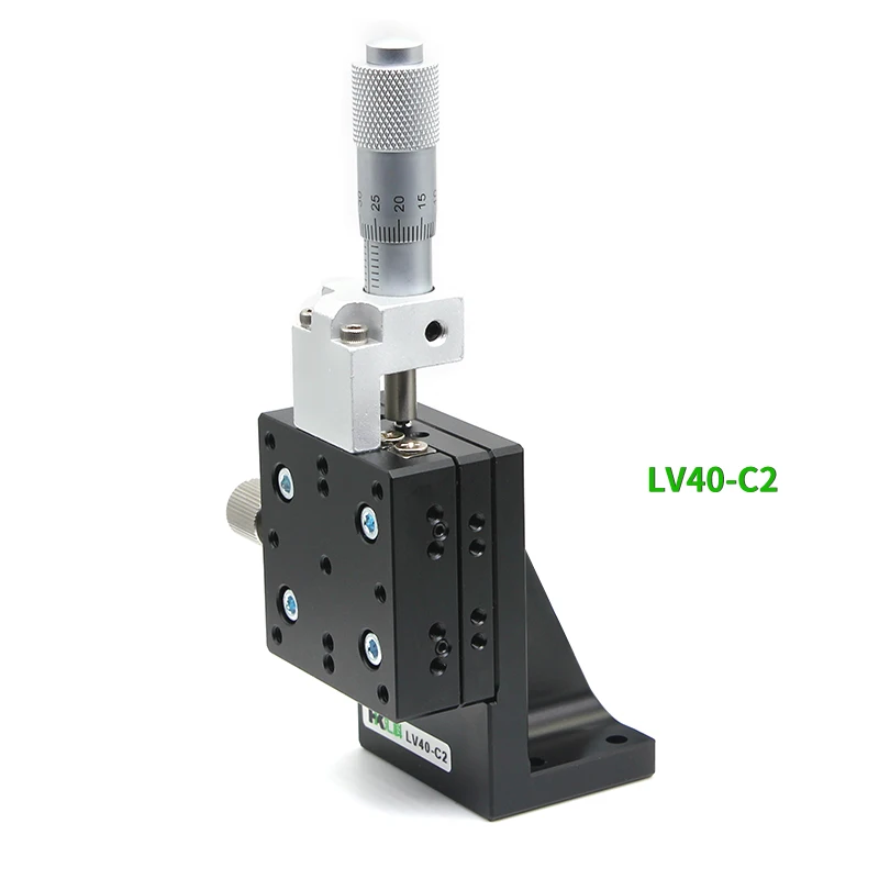 Z-axis Vertical Lifting Table Lv40 / 60 / 50 / 90-c2 Precision Optical Fine Tuning Platform Displacement Manual Slide