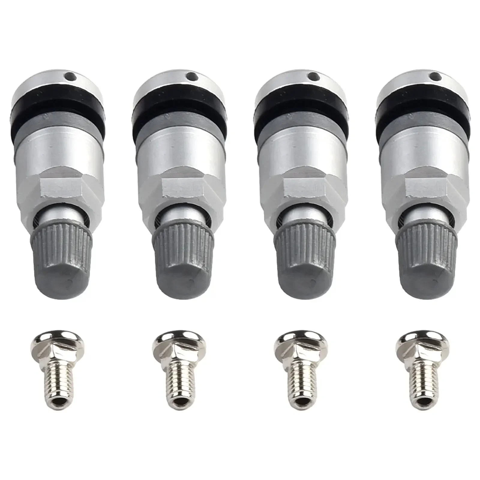 4pcs TPMS Valves For Benz Aluminum Tubeless Tire Valves For Mercedes Tyre Pressure Monitor System Sensor Tire Nipple Stem Kit