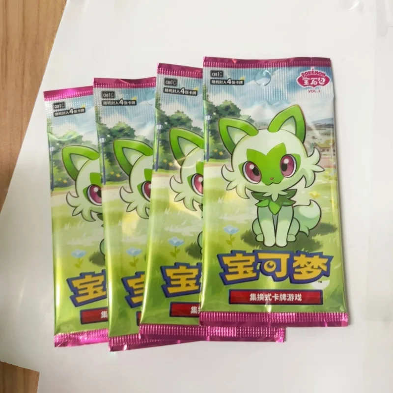 ในสต็อก Original Gem bag V1 V2 PTCG Simplified Chinese Ibrahimovic Ball Flash บรรจุภัณฑ์อิสระ คอลเลกชัน ของขวัญวันเกิด