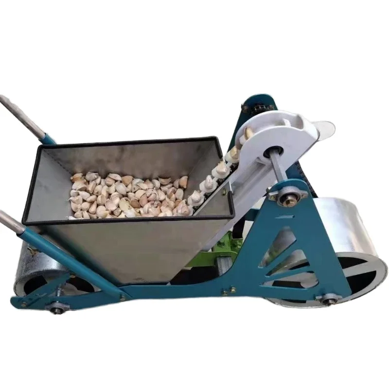 China supplies new manual garlic seeders with 1 line and 2 lines of manual seeders for agricultural farms