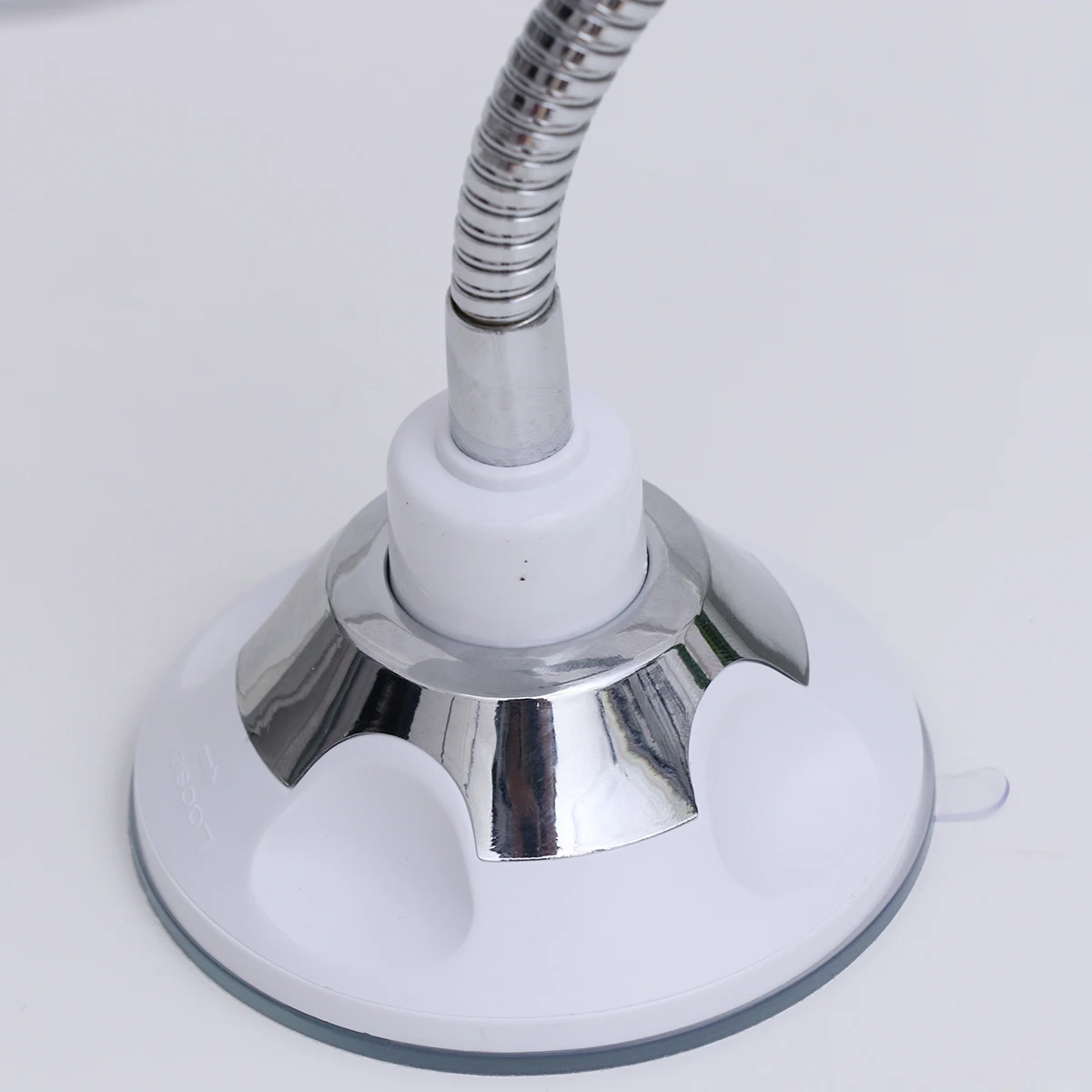 

1Pcs 10x Magnifying LED Makeup Mirror Adjustable Tube Suction Cup Design for Touch Ups Lenses All Around Application