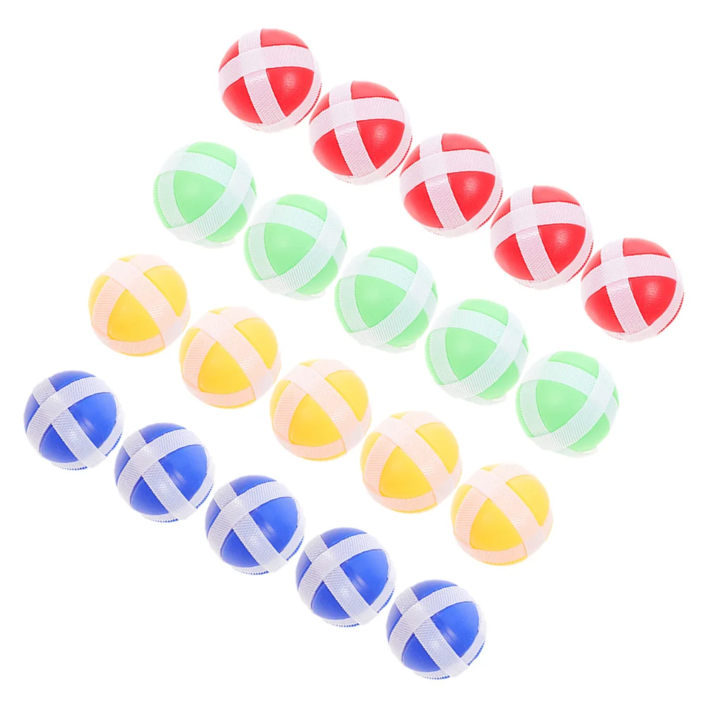 20 Pcs Safe Toy Sport Balls Kids Toys Sticky for Board Game Accessories