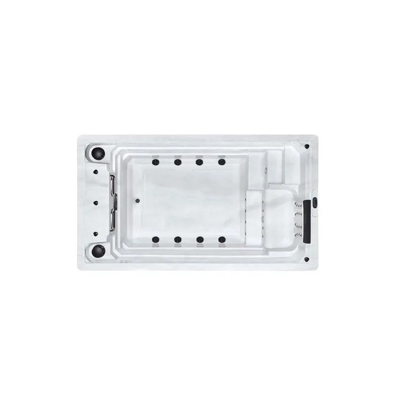 4 meters household swimming pool with laminar flow swimming machine