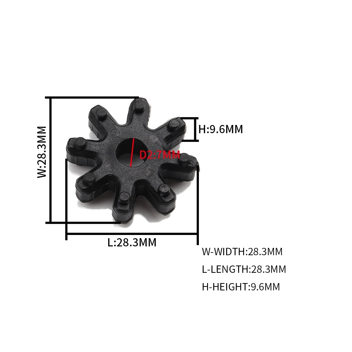 

Efficient 10 PCS 56315-2K000-FFF Steering Column Flexible Coupler MDPS Rubber Coupler For HYUNDAI Elantra Kia Cadenza Forte Opti