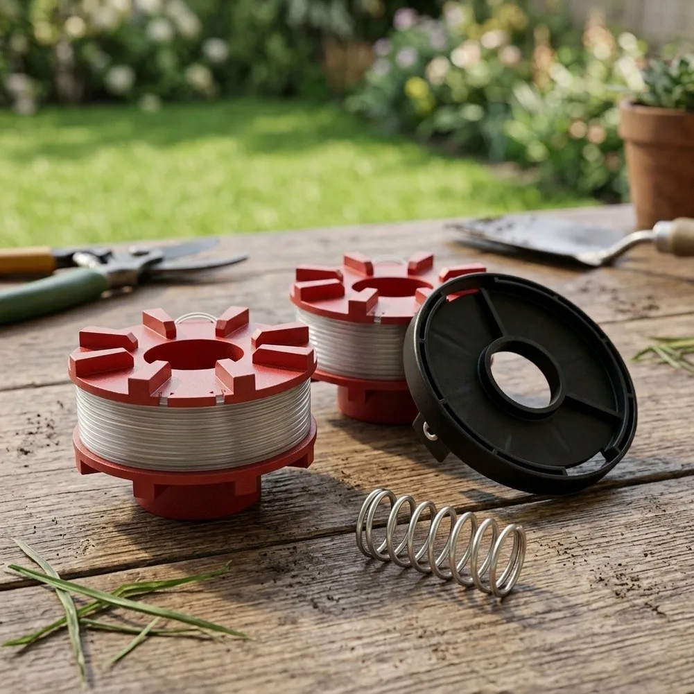 For Premium Trimmer Spools For Agillo - Easy Install, Pack Of String Trimmer Line For Lawn Cutting Grass Trimmer Cutter