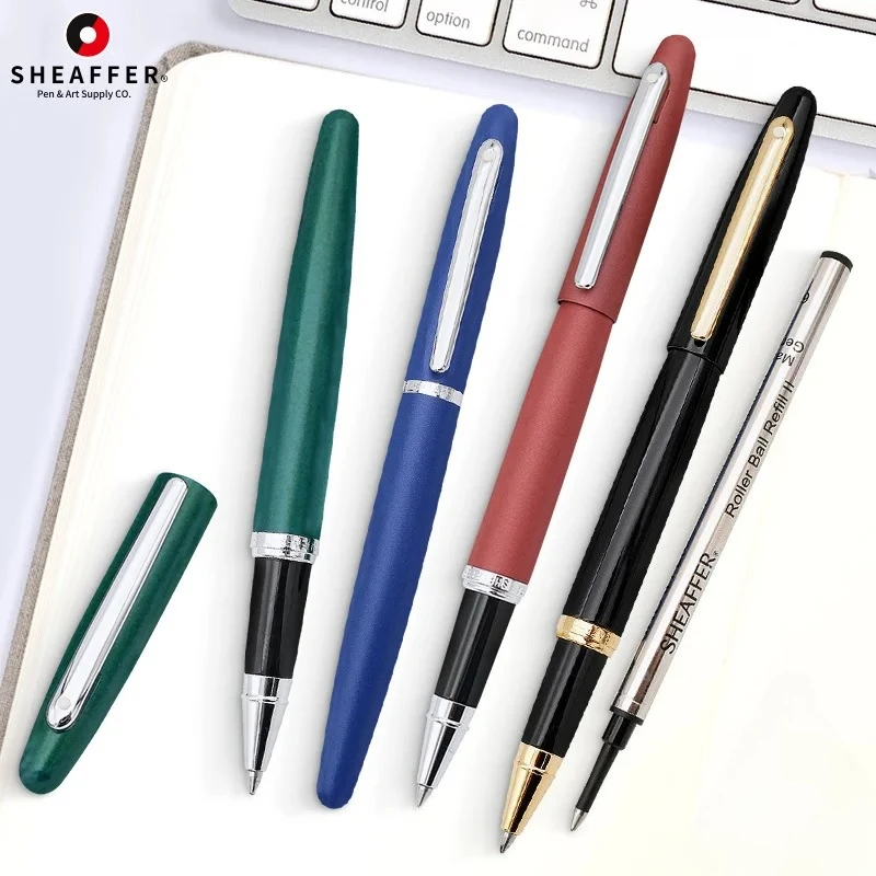 

Sheaffer Brass Metal Frosted Orb Pen Creative Signature Pen Office VFM Series School Office Writing Stationery Supplies