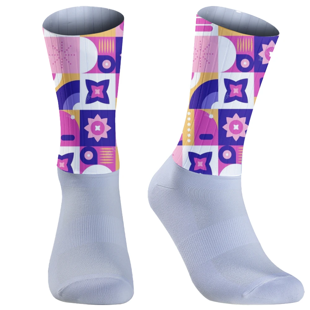 2024 Fahrrads ocken atmungsaktive Rennrads ocken Outdoor-Sport Renn socken hochwertige Pro Team Männer Frauen Rad socken