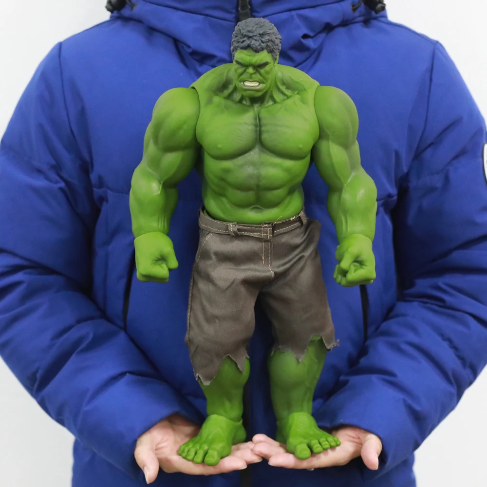 

Disney 42CM Incredible superhero Hulk Green Giant man HulkBuster Age Of Ultron Hulkbuster PVC Action Figure Collection model toy