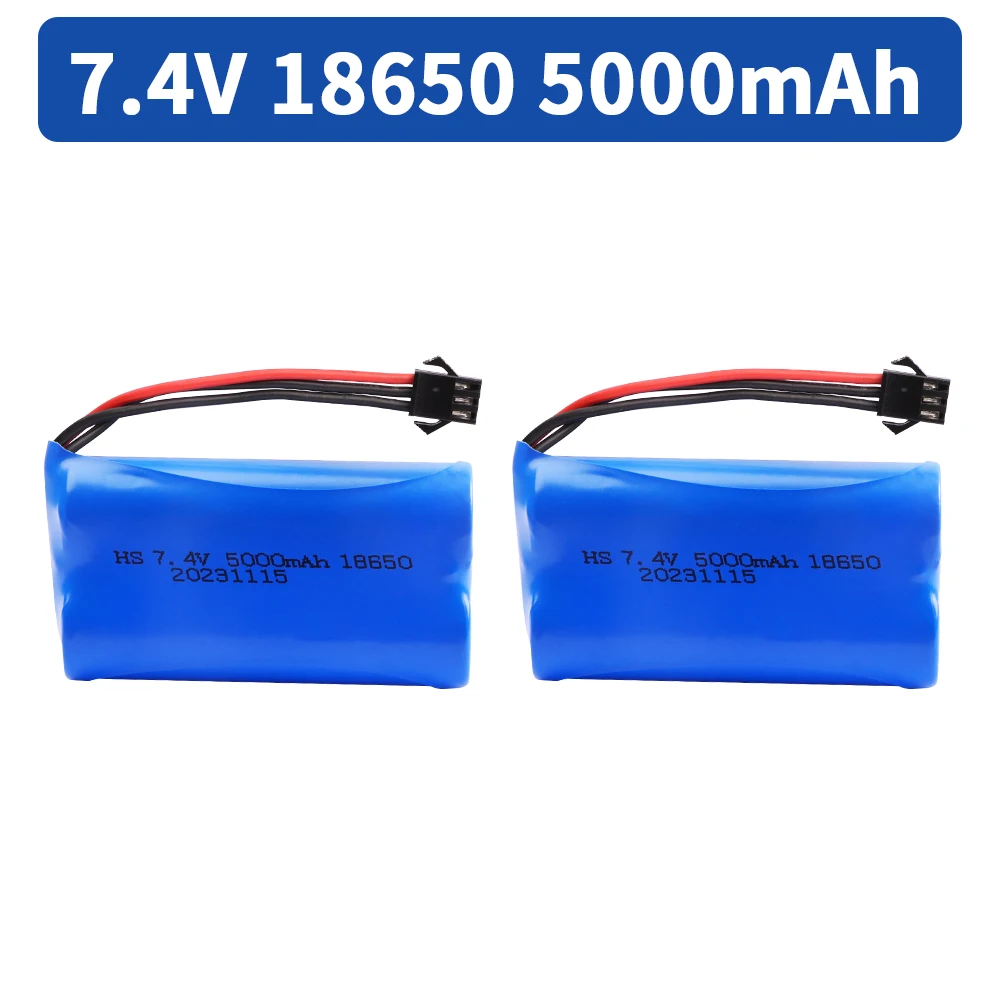 7.4V 5000mah 2S SM-3P Plug Lipo battery for Watch Gesture Sensing Twisted RC stunt car RC Cars trucks boats toys parts battery