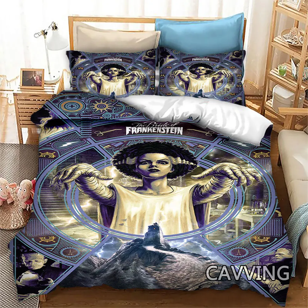 Frankenstein  3D Printed Bedding Set Duvet Covers & Pillow Cases Comforter Quilt Cover (US/EU/AU Sizes) Home Textile   H01