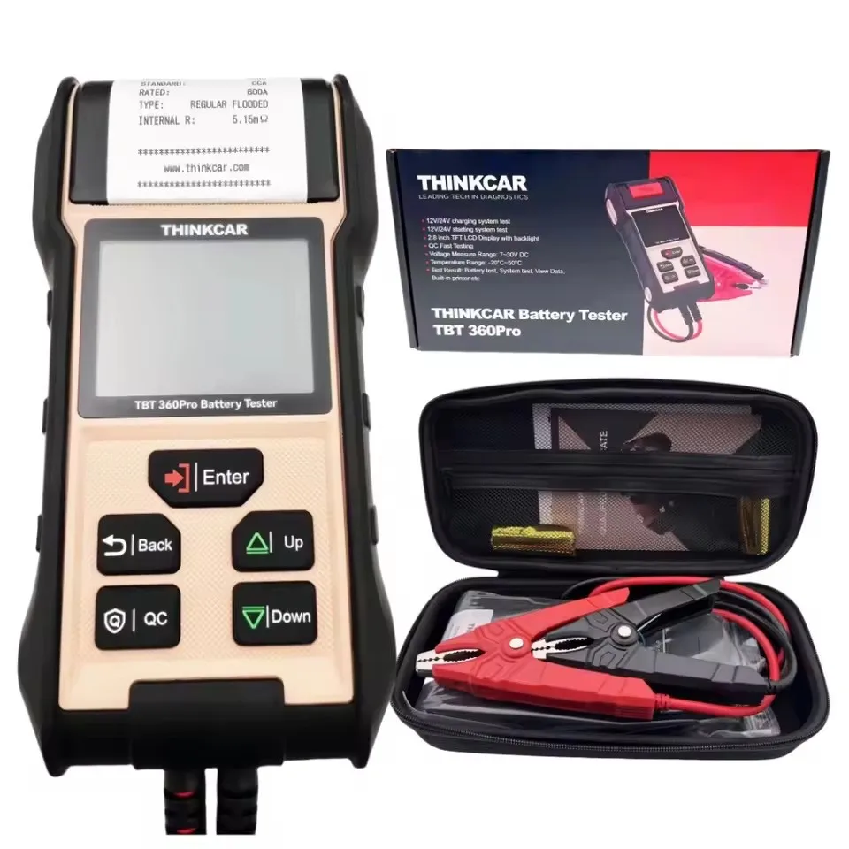THINKCAR TBT 360 Battery Tester Battery Charge and Condition Support Multi-language THINKCAR TBT 3360 PRO
