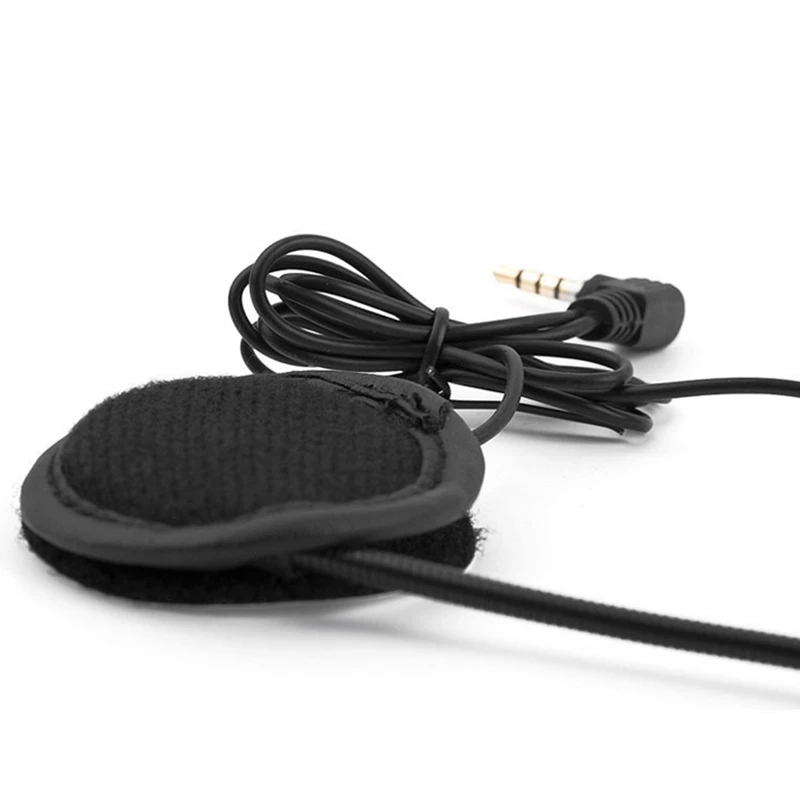 New-Helmet Intercom Clip 3.5Mm Microphone Speaker Headset For Vnetphone V6 PRO V4 Motorcycle Bluetooth Interphone