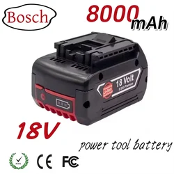 Bosch 18V lithium-ion battery 8.0Ah compatible with BAT609 610 618619, suitable for Bosch power tool battery backup power supply