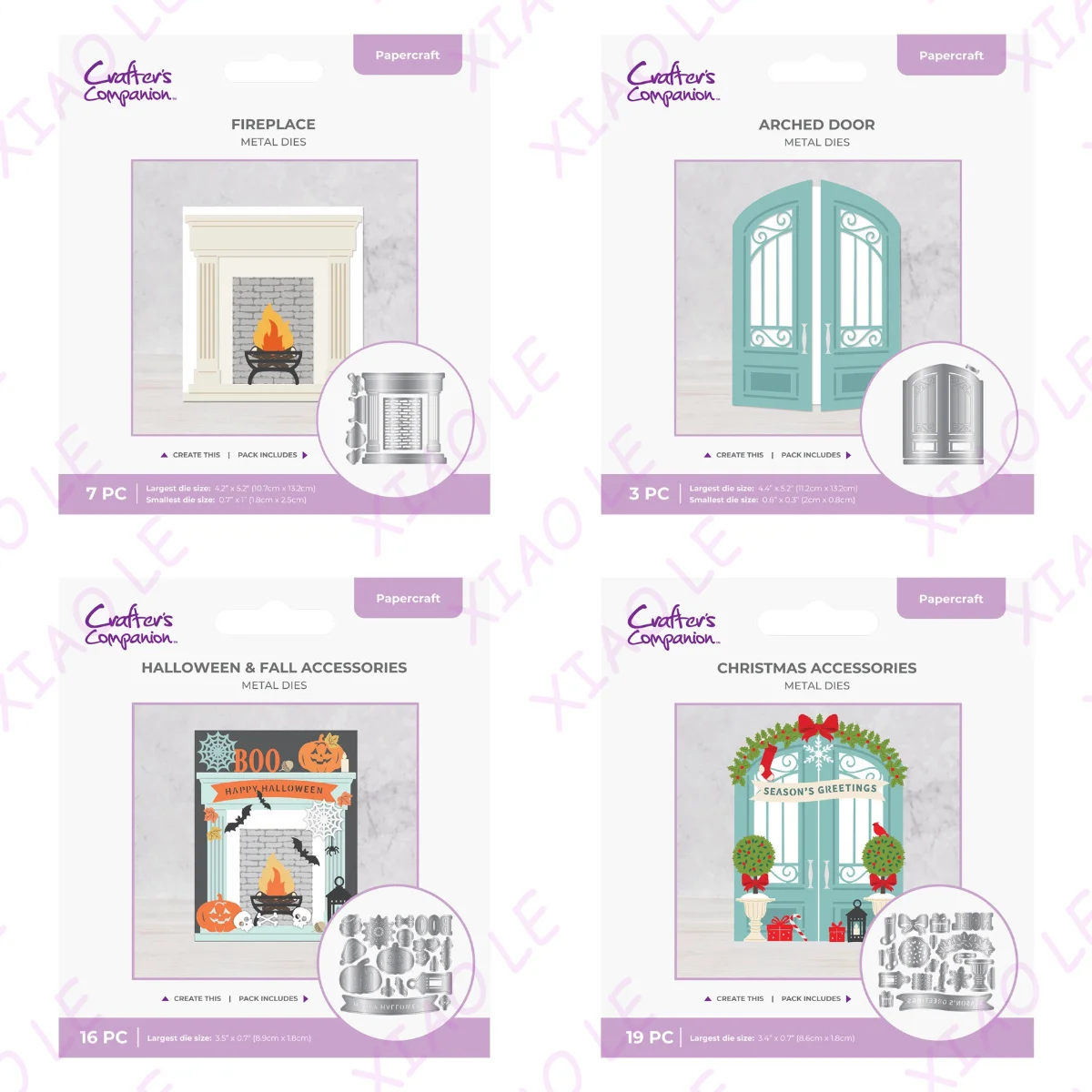 

2025 Halloween & Fall Accessories Arched Door Metal Cutting Dies for DIY Scrapbooking Crafts Dies Cut Stencils Maker Photo Album