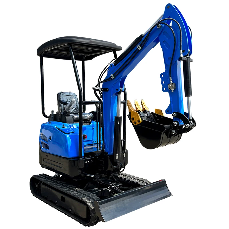 New Customized High Quality Famous Brand Full Hydraulic 1.6Ton Professional Manufacturer Backhoe Loader Mini Excavator