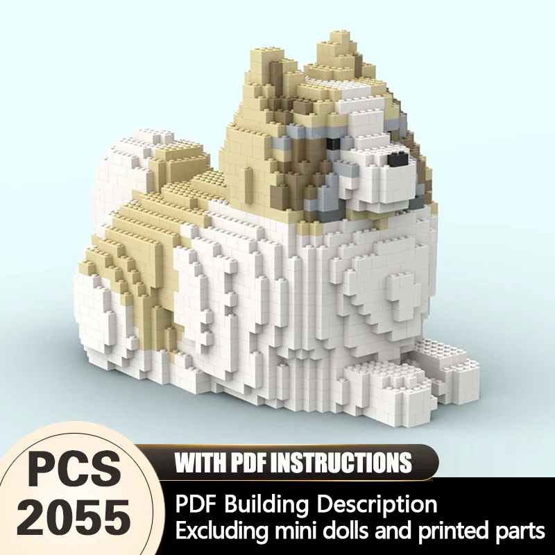 Creators Animal Series Model MOC Building Bricks Compact Dog Modular Technology Gifts Holiday Assemble Children Toys Suit