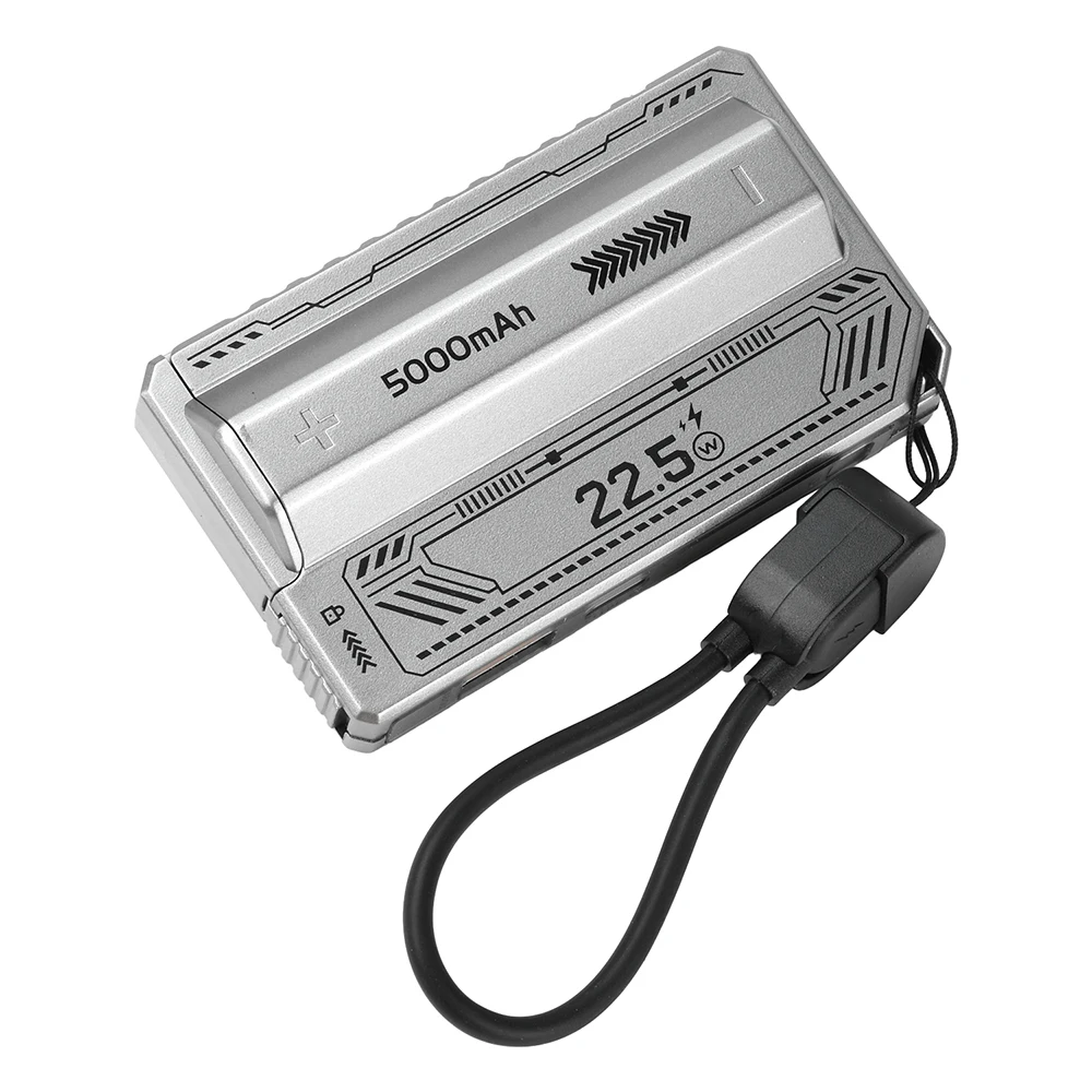21700 Power Bank Case PD 20W Snel opladen Ingebouwde kabel Afneembare Power Bank DIY-batterijbehuizing (zonder batterij)