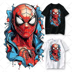 Spider-Man Patches For Clothes Iron on Heat Transfer Vinyl Sticker On Clothing T-shirt Cool Superheroes Printed For Kids Gift