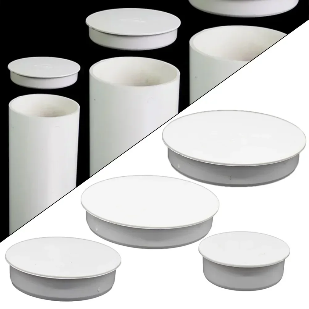 PVC Pijp Cap Decor Cover Verdikte 50-160mm Innerlijke Blokkeren Cap Rioolbuis Insect Proof Pijp Cap beschermkap