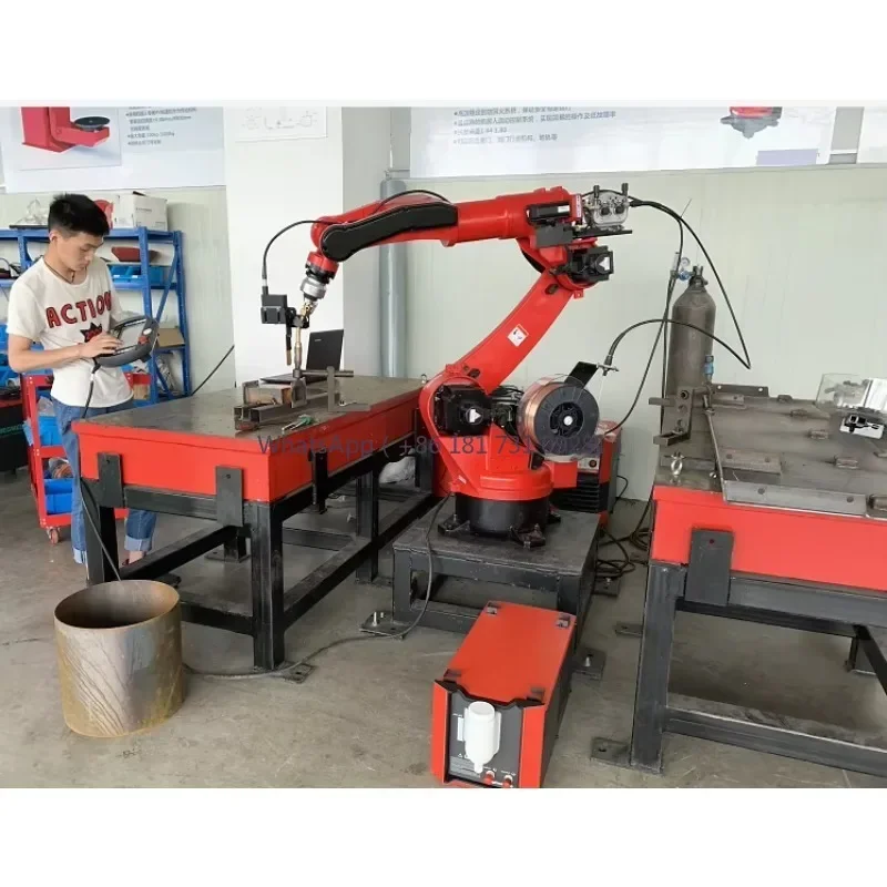 6 Axis Arm Length 2000mm MIG Welding     /China Made Industrial    / With Power Source MEGMEET Ehave CM350