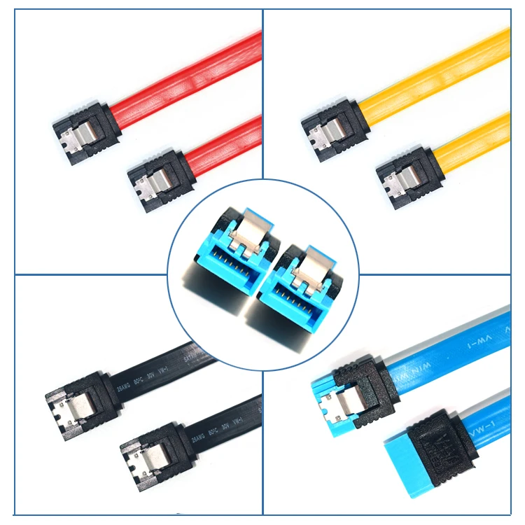 10 cm SATA 3.0 Datenkabel-Verbindungsadapter SATA III-Kabel für Festplattenlaufwerk SSD HDD Hochgeschwindigkeitsadapter Signalübertragung – Detail 5