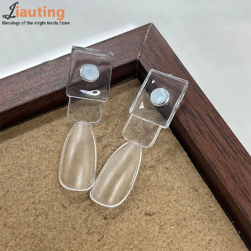 Présentoir magnétique de faux ongles, carte de couleur naturelle claire, support de Gel pour vernis, Palette de manucure, pratique de la colle des ongles