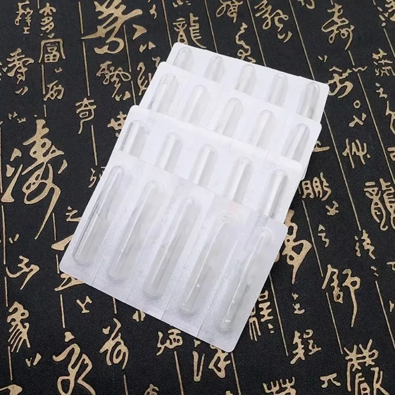 50Pcs Disposable Transparent Tattoo Nozzle Tips Clear Plastic Sterile Assorted Permanent Makeup Needle Tubes Tattoo Accessories