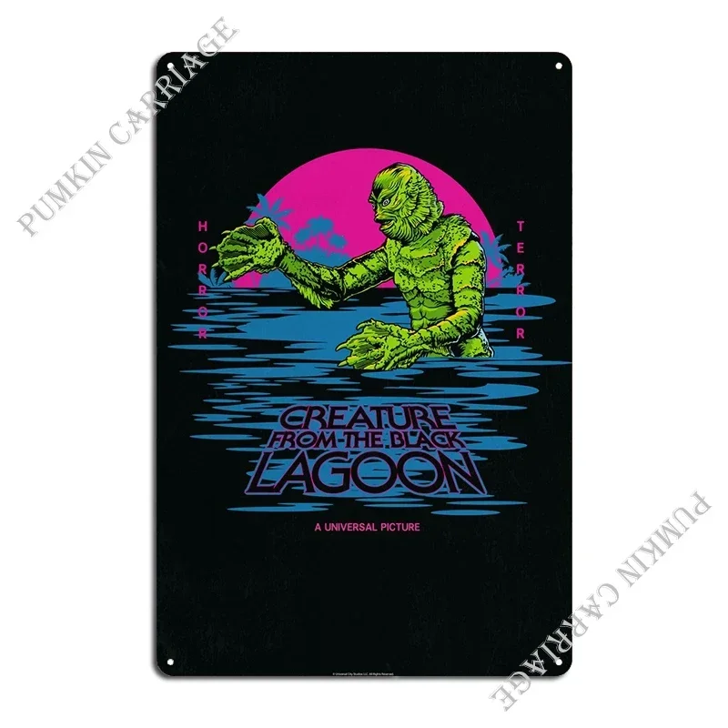 Horror Terror Metal Plaque Bar Wall Decor Cinema Classic Tin Sign Poster