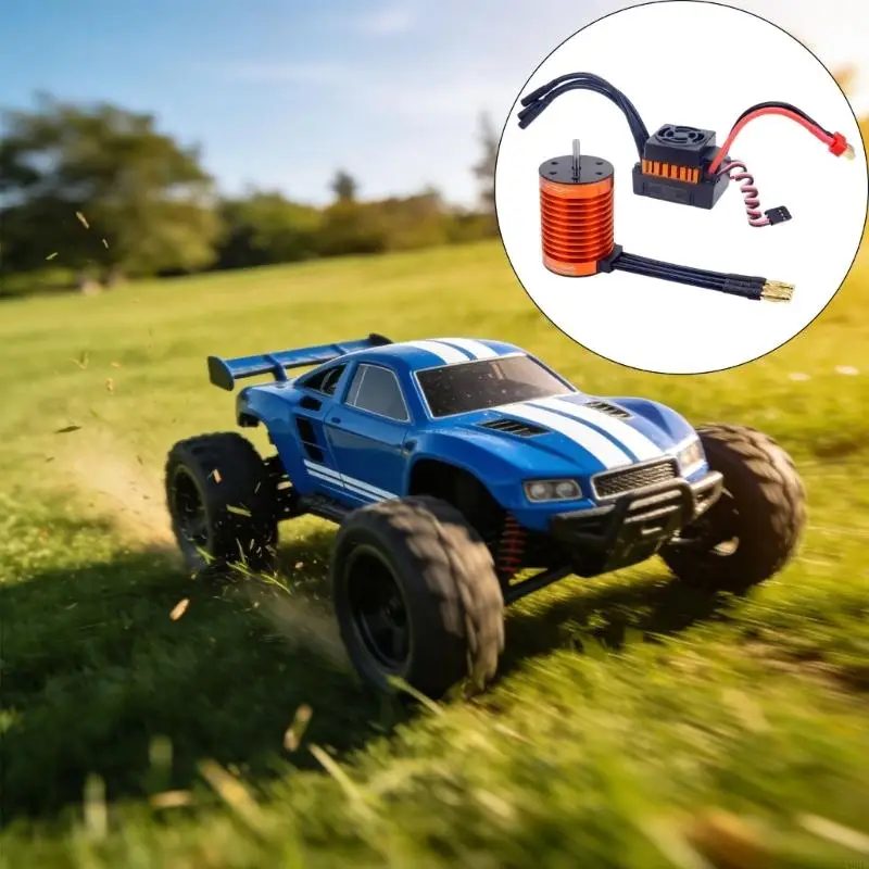 

Мощный двигатель F540 4370KV и электронный регулятор 60A для миниатюрных автомобилей и соревнований A2UB