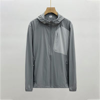 ARC Outdoor Bird Home The Same Male Fashion Sports Fishing Travel Mountaineering Leisure Plaid Pressed Rubber Sunscreen Jacket