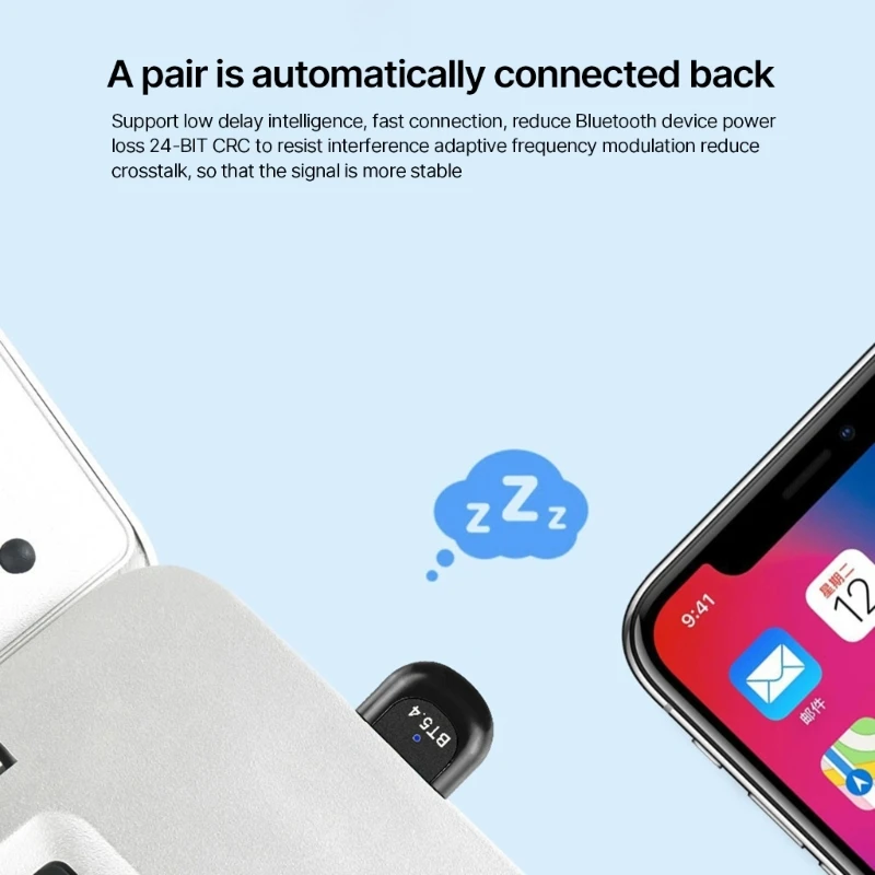 USB Receiver Transmitter High Speed Low Latency Perfect for Gaming and Streaming 24BB