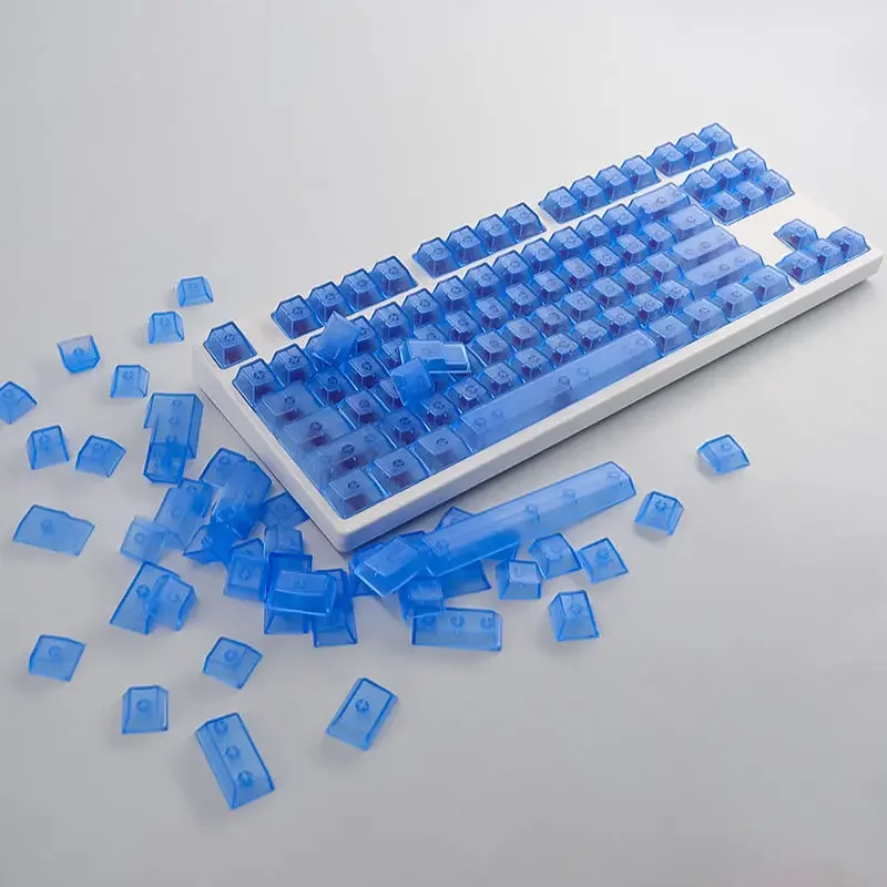 

The same transparent blue glacier blue keycap is the original factory.