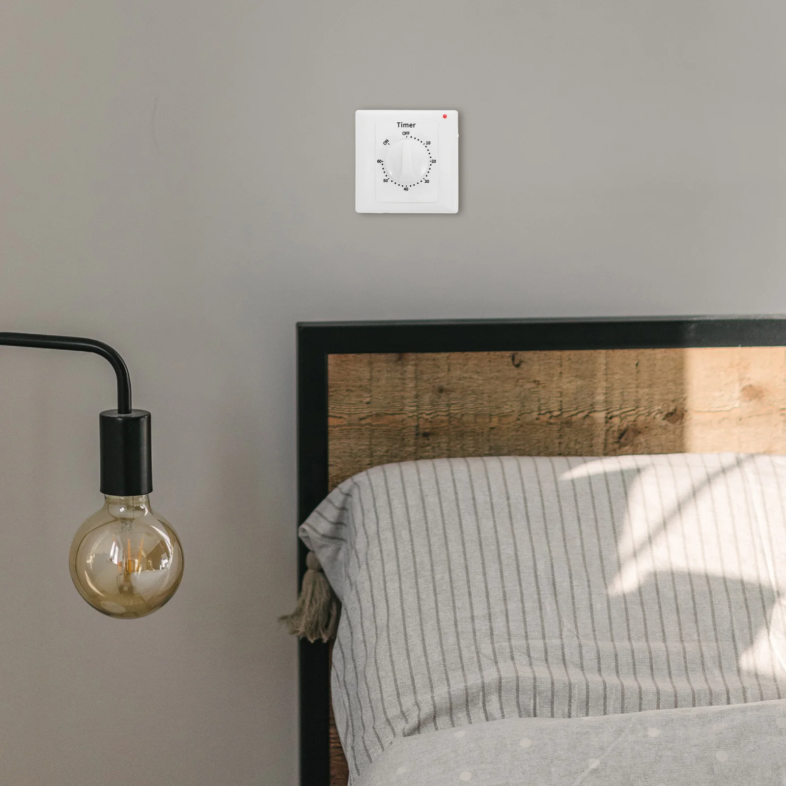 Mechanical Timer Switch for Indoor Use Surface Mounted Time Control Switch for Lights and Electrical Appliances with Accurate
