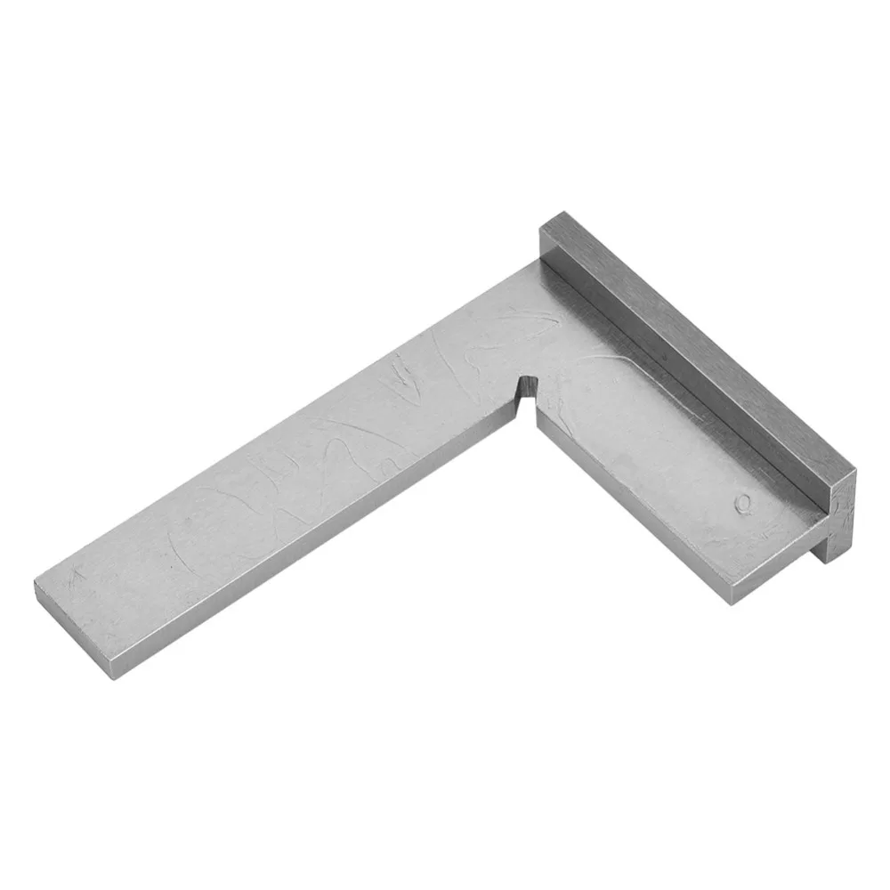 

Ergonomic High Accuracy Angle Ruler 90 Degree With Seat Engineer Square Carbon Steel Machinist Square Layout Work