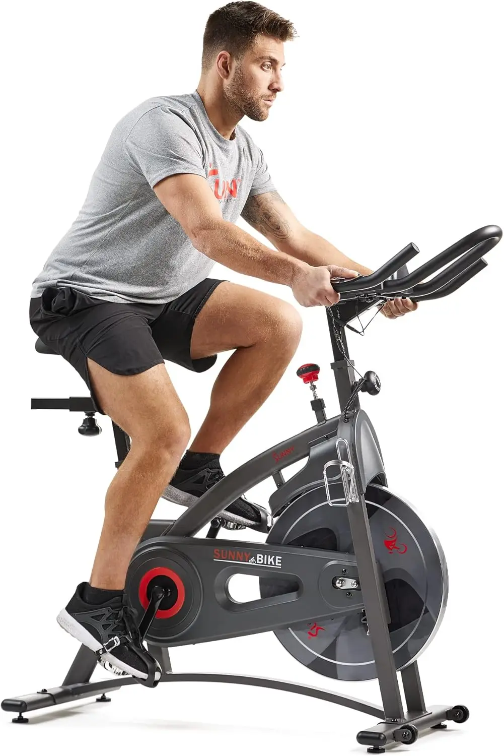 

Health & Fitness Endurance Premium Magnetic Resistance Interactive Indoor Cycling Exercise Bike, Comfortable & Adjustable