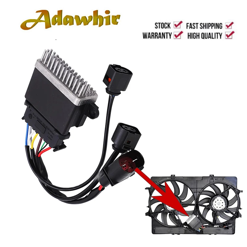 

For Audi A4 A5 A6 Q3 Q5 A7 RSQ3 Engine Cooling Fan Control Unit Module 8K0959501G NEW 2009-2016 Q5 2010-2016