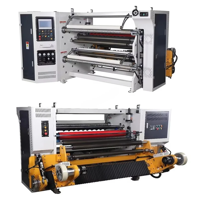 Automatic PET PVC Optical Bopp Film Roll Rewinding Slitting Machine Craft Paper Film Slitting Machine Film Slitter Rewinder