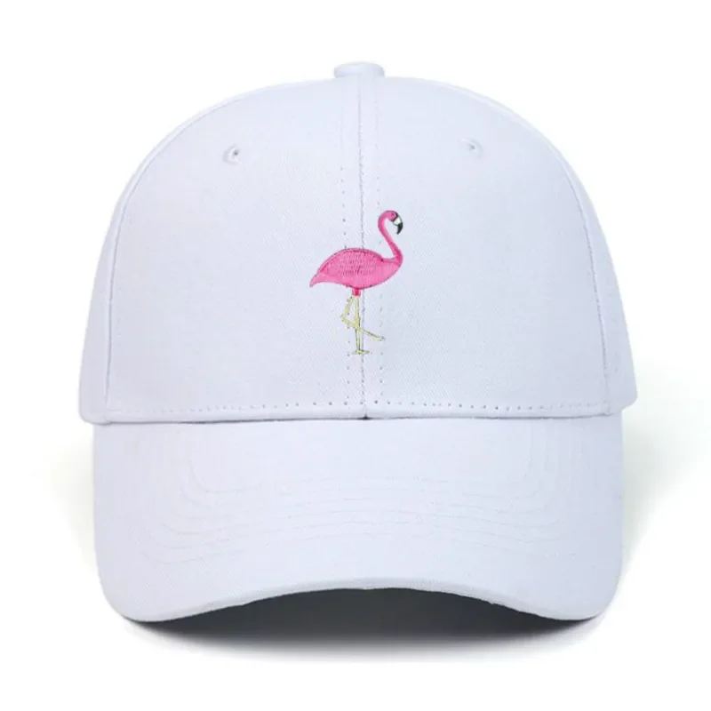 Flamingo baseball cap hip hop embroidery bird dad hat outdoor sports snapback hat streetwear hiphop men cap bone dropshipping