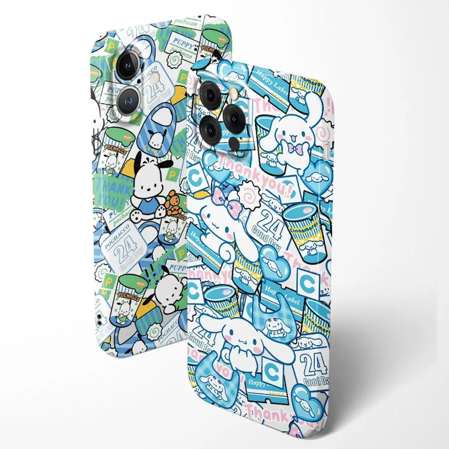 حافظة هاتف صلبة لهاتف آيفون 17 إير 11 15 بلس 13 16 برو ماكس XR 14X12 سانريو كارتون لطيف