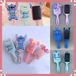 Miniso Disney Lilo & Stitch Air Cushion Massage Combs Stitch Minnie Mickey Mouse Mouse Comb Hair Brush Hairdressing Tool Gift