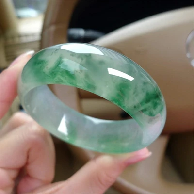

Natural Myanmar Grade A Jadeite Ice Floating Jade Bangle Women Healing Gemstone Fine Jewelry Genuine Grade A Burma Jade Bangles