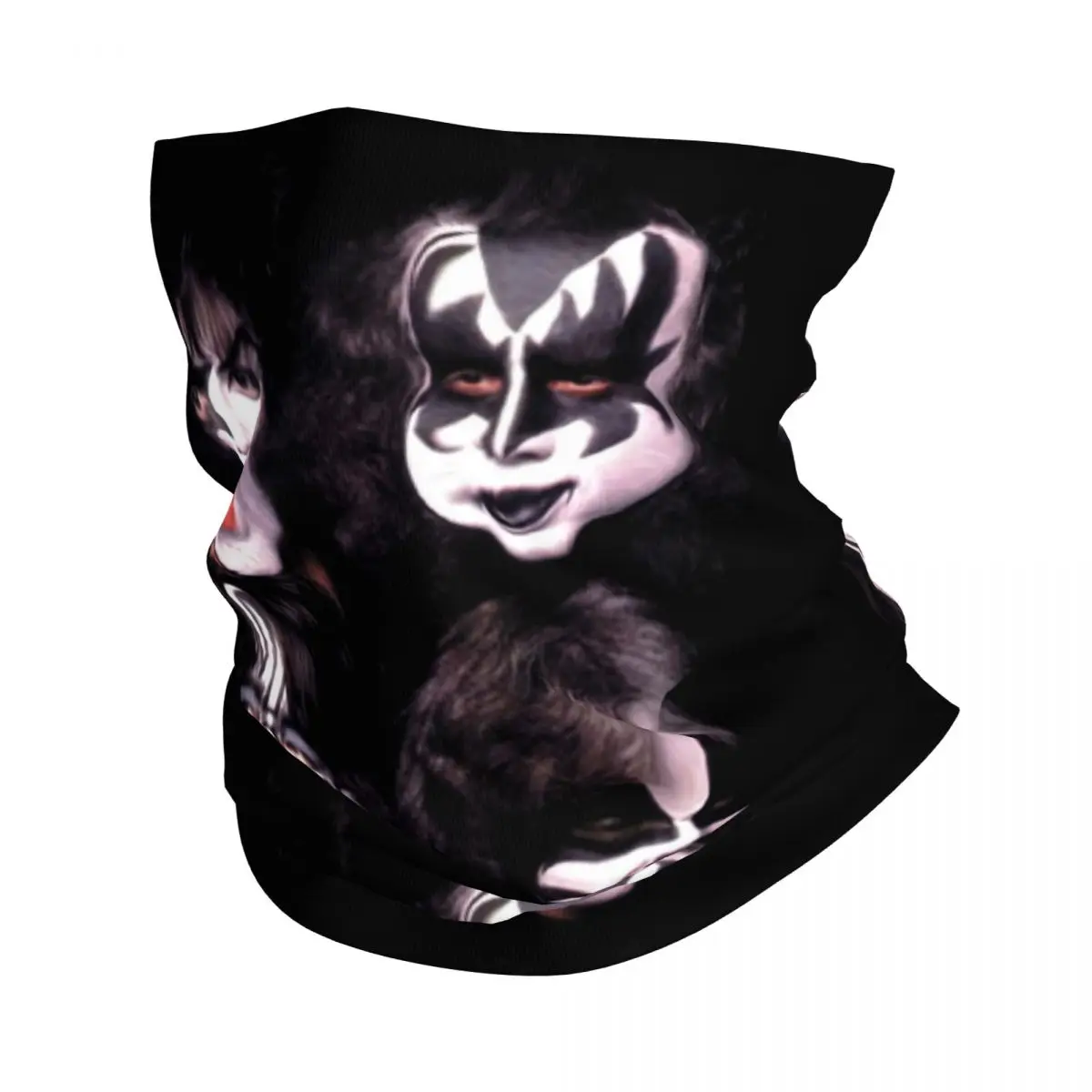 

KISSs Heavy Metal Band Bandana Winter Neck Warmer Windproof Wrap Face Scarf for Ski Rock & Roll All Nite Party Gaiter Headband