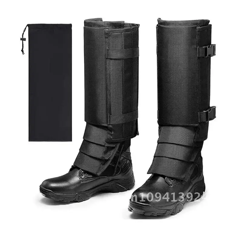 Polainas de bota de perna ao ar livre proteção de mordida de cobra à prova dwaterproof água ajustável caça caminhada montanha caminhadas neve escalada polainas para