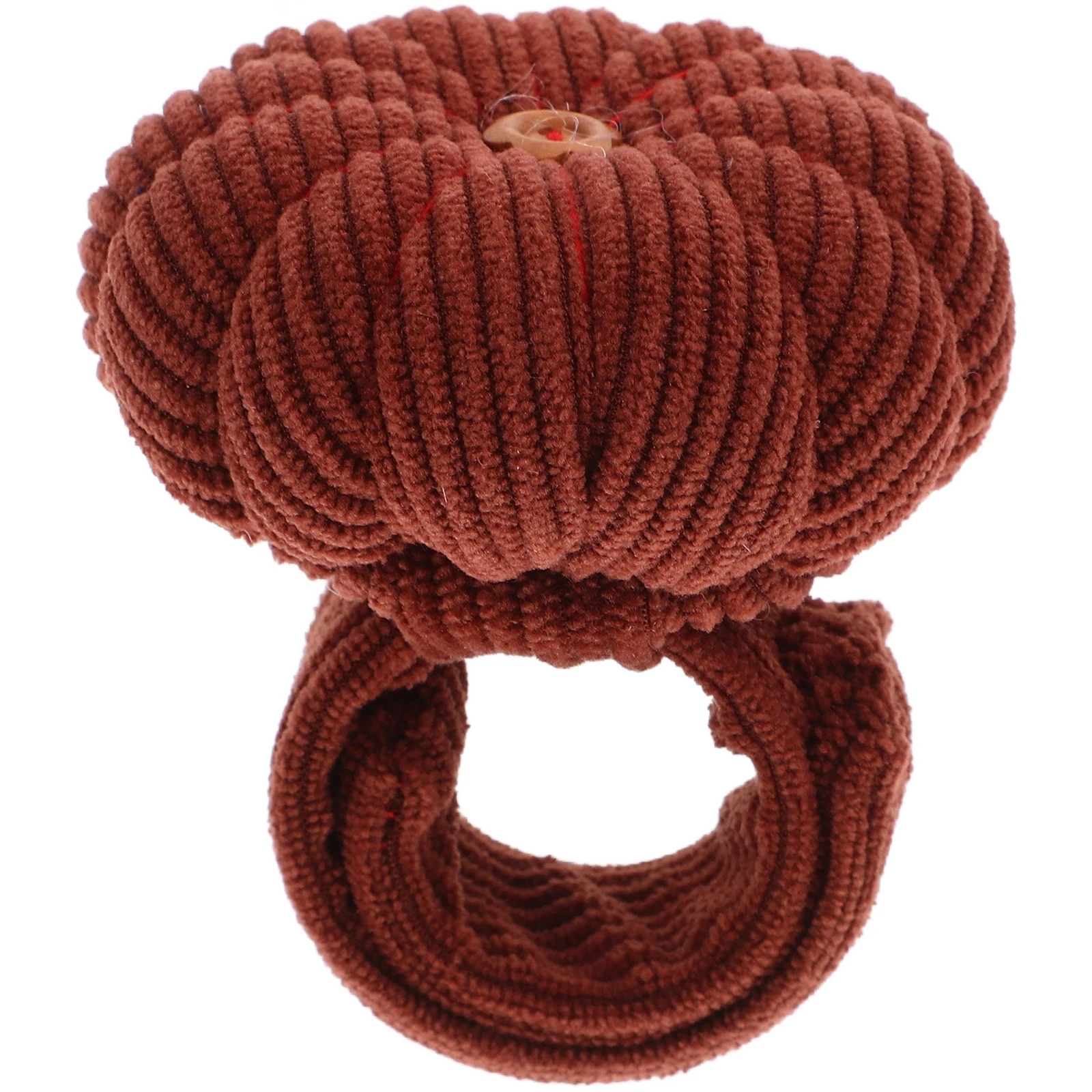 

Corduroy Needle Bag Crushed Walnut Shells for Pincushions Pins Holder Gel Band Magnet Elastic Wrist Magnetic