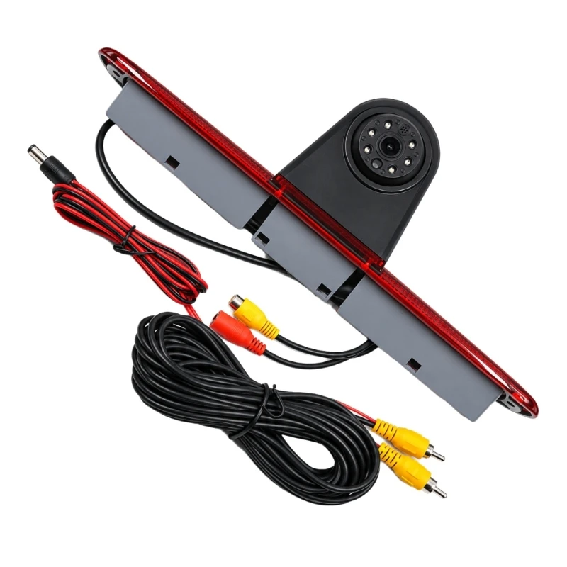Brake Light Replacement Camera with No-Drill Installation at the Existing Mounting Location, 170° Viewing and 628x586
