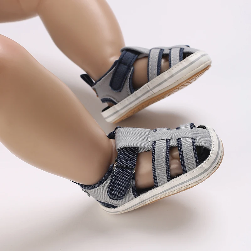 Baby Shoes Boys and Girls Summer Sandals Soft Rubber Sole Anti slip Baby 0-18M Baby Sandals First Step Walking Shoes