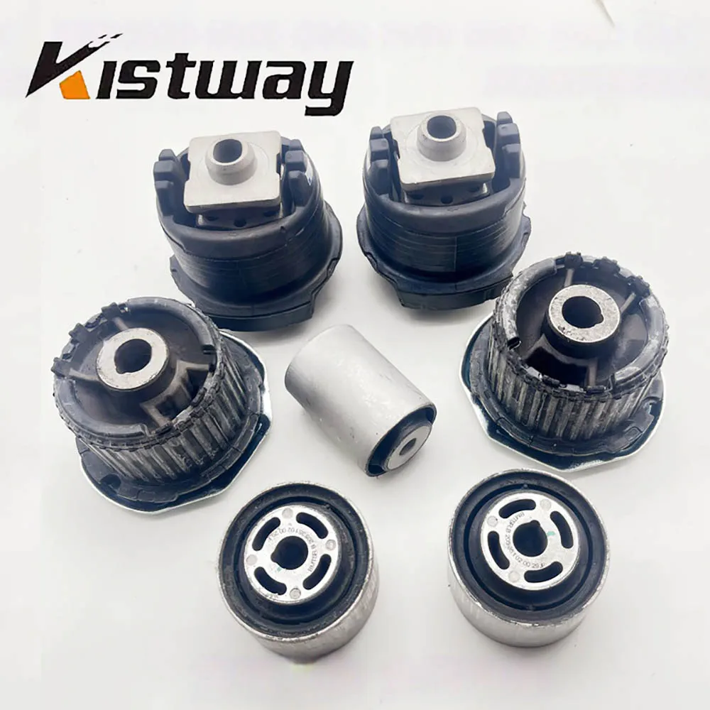 

7PCS Rear Axle Beam Bonded Mount Rubber Bushing Kit for Mercedes Benz W205 W204 C204 S204 W212 C180 C200 C260 E300 E200 E260
