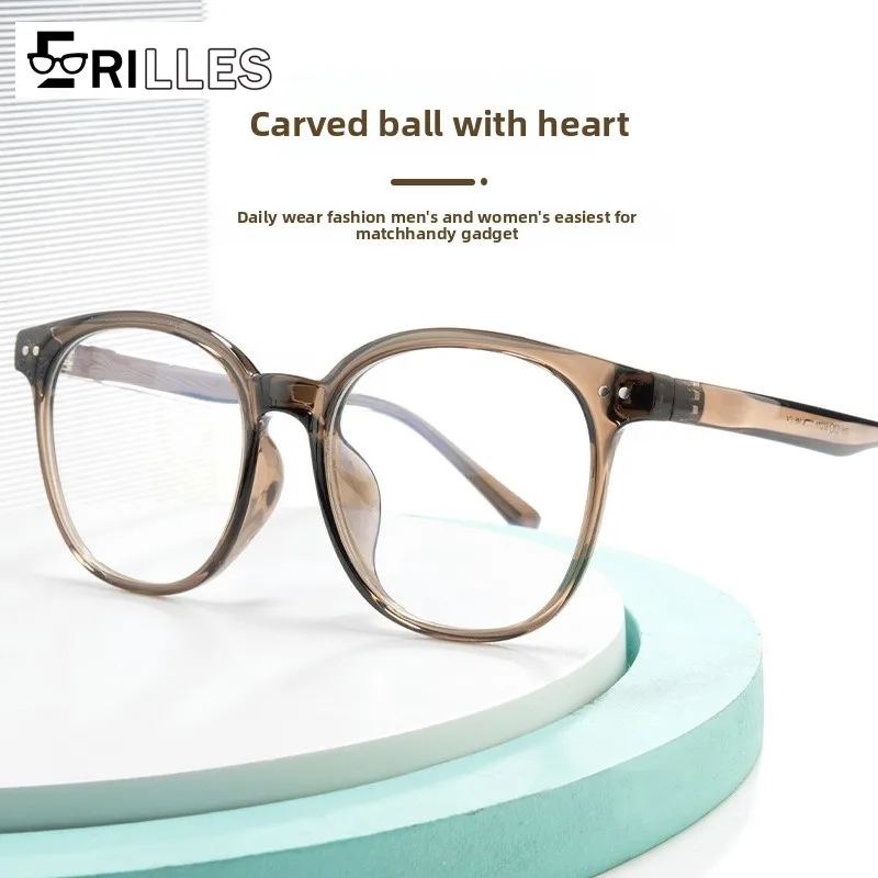 

TR90 Retro Round Glasses, Full Frame Ultra-Light Design, Flexible & Corrosion-Resistant, for Casual Daily Use