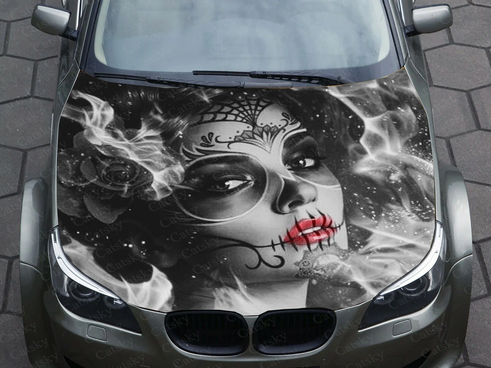 

Sugar skulls Car Decal Graphics Vinyl decal Cover Pattern Packaging Decal custom DIY design Nightmare Skull Decal Stickers